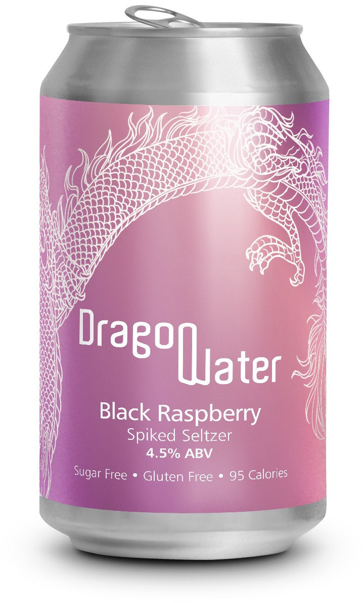 DRAGON WATER Black Raspberry Spiked Seltzer