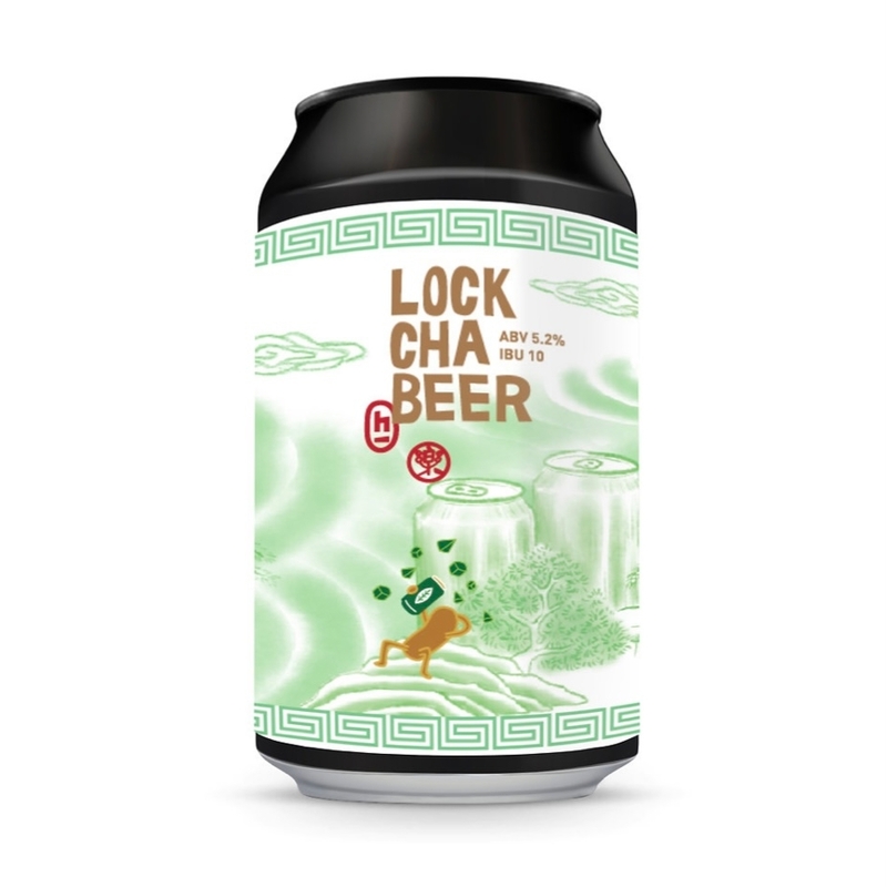 hEROES Lock Cha Beer Jasmine Green Tea Wheat Beer