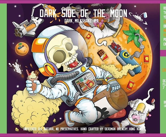 DEADMAN Dark Side of the Moon Dark Milkshake IPA