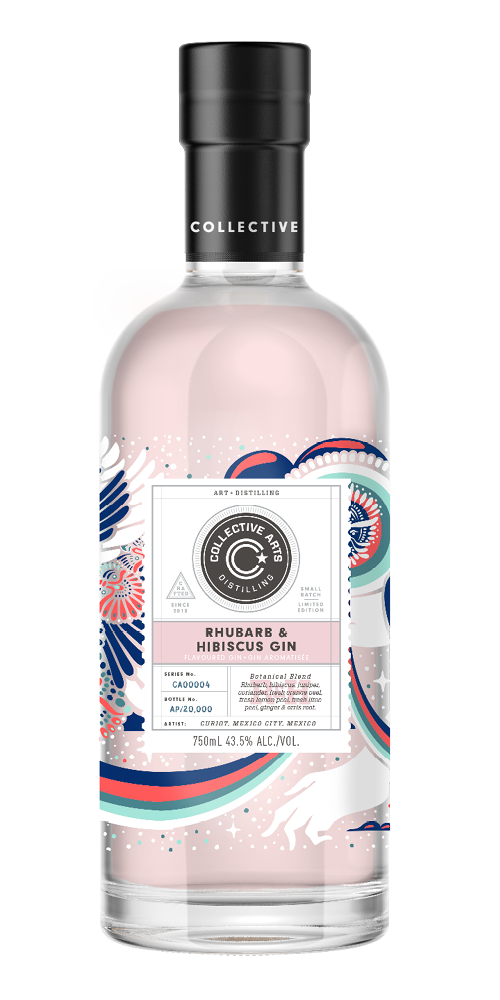 Collective Arts Rhubard and Hibiscus Gin