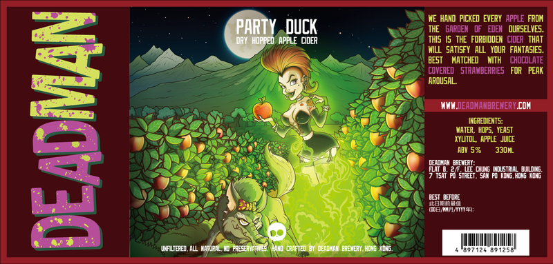 Deadman Party Duck Dry Hopped Apple Cider